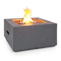 Isaris Gas-Feuerstelle 40.000BTU/13kW Abdeckung Edelstahlbrenner