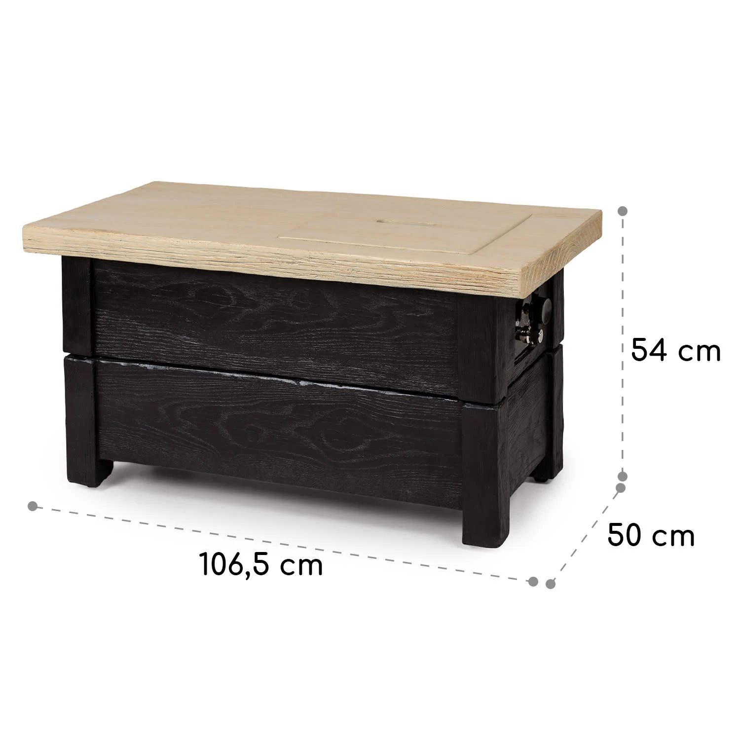 Corinth Gas-Feuerstelle 40.000BTU/13kW Abdeckung Edelstahlbrenner 10 Corinth Gas-Feuerstelle 40.000BTU/13kW Abdeckung Edelstahlbrenner – Bild 8