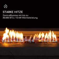 Anafi Gas-Feuerstelle 40.000BTU/13kW Abdeckung Edelstahlbrenner 12 Anafi Gas-Feuerstelle 40.000BTU/13kW Abdeckung Edelstahlbrenner -Einrichtungsgeschäft 10039411 de 0003 logo