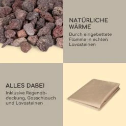 Anafi Gas-Feuerstelle 40.000BTU/13kW Abdeckung Edelstahlbrenner 16 Anafi Gas-Feuerstelle 40.000BTU/13kW Abdeckung Edelstahlbrenner -Einrichtungsgeschäft 10039411 de 0007 logo