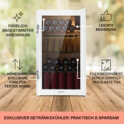 Beersafe XXL Quartz Kühlschrank 80 Liter 3 Böden Panoramaglastür 13 Beersafe XXL Quartz Kühlschrank 80 Liter 3 Böden Panoramaglastür -Einrichtungsgeschäft 10039427 DE 0005 usp