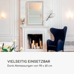 Stratford Wandspiegel Holzrahmen Rechteckig 90 X 60 Cm Vintage -Einrichtungsgeschäft 10039480 de 0005 logo