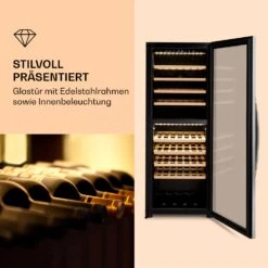 Klarstein Vinamour 77 Duo Weinkühlschrank 191 Liter 5 - 20 °C 2 Kühlzonen 13 Klarstein Vinamour 77 Duo Weinkühlschrank 191 Liter 5 - 20 °C 2 Kühlzonen -Einrichtungsgeschäft 10039771 de 0003 logo