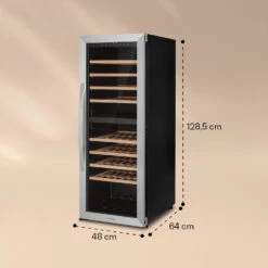 Klarstein Vinamour 77 Duo Weinkühlschrank 191 Liter 5 - 20 °C 2 Kühlzonen 17 Klarstein Vinamour 77 Duo Weinkühlschrank 191 Liter 5 - 20 °C 2 Kühlzonen -Einrichtungsgeschäft 10039771 yy 0007 logo