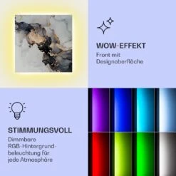 Mojave 500 Smart 2-in-1 Heizgerät Infrarot Konvektor 60x60cm 500W RGB-Licht -Einrichtungsgeschäft 10039813 de 0003 logo