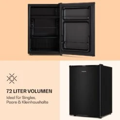 Obsidian Kühlschrank 72 Liter Eisfach Schwarz -Einrichtungsgeschäft 10039911 de 0004 logo