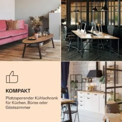 Obsidian Kühlschrank 72 Liter Eisfach Schwarz -Einrichtungsgeschäft 10039911 de 0006 logo