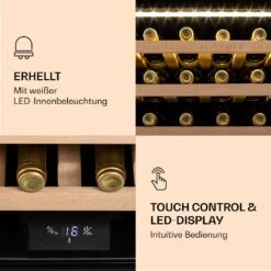 Vinsider 24 Built-In Uno Weinkühlschrank Einbaugerät 1 Zone 24 Flaschen Edelstahl -Einrichtungsgeschäft 10039913 de 0005 logo