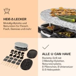 All-U-Can-Grill Raclette Raclette-Grill 4-in-1 Zubehör Für 8 Personen -Einrichtungsgeschäft 10039923 de 0005 logo