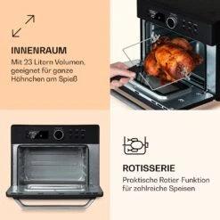 Prime Air Heißluftfritteuse 1500W 23l Timer 8 Programme 13 Prime Air Heißluftfritteuse 1500W 23l Timer 8 Programme -Einrichtungsgeschäft 10040025 de 0005 logo