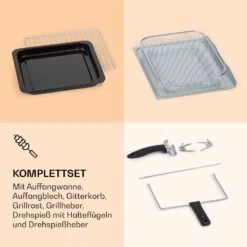 Prime Air Heißluftfritteuse 1500W 23l Timer 8 Programme 14 Prime Air Heißluftfritteuse 1500W 23l Timer 8 Programme -Einrichtungsgeschäft 10040025 de 0006 logo