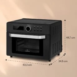 Prime Air Heißluftfritteuse 1500W 23l Timer 8 Programme 15 Prime Air Heißluftfritteuse 1500W 23l Timer 8 Programme -Einrichtungsgeschäft 10040025 yy 0007 dimensions