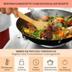 Ramsey Doppel-Kochfeld 2400W 11 Leistungsstufen Glaskeramik 15 Ramsey Doppel-Kochfeld 2400W 11 Leistungsstufen Glaskeramik -Einrichtungsgeschäft 10040070 de 0005 usp