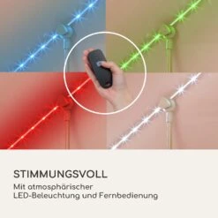 Blumfeldt Bayonne Sonnenschirm 130 X 180 Cm Polyester UV 50 Solar LED -Einrichtungsgeschäft 10040103 de 0003 logo
