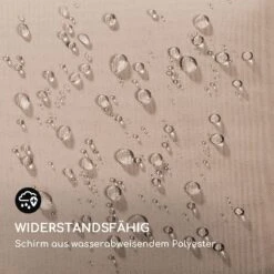 Blumfeldt Bayonne Sonnenschirm 130 X 180 Cm Polyester UV 50 Solar LED -Einrichtungsgeschäft 10040103 de 0007 logo