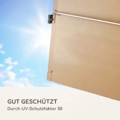Blumfeldt Bayonne Sonnenschirm 130 X 180 Cm Polyester UV 50 Solar LED -Einrichtungsgeschäft 10040103 de 0008 logo