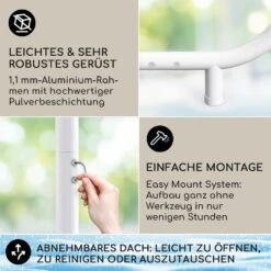 Nantes Pavillon Gazebo Sonnendach 3x3m Polyester Stahlrahmen UV50+ Bodenrollen 9 Nantes Pavillon Gazebo Sonnendach 3x3m Polyester Stahlrahmen UV50+ Bodenrollen -Einrichtungsgeschäft 10040107 de 0003 logo