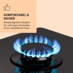 Ignito Chef Edition 5 Zonen Gaskochfeld 5-flammig Sabaf-Brenner Glaskeramik 12 Ignito Chef Edition 5 Zonen Gaskochfeld 5-flammig Sabaf-Brenner Glaskeramik -Einrichtungsgeschäft 10040146 de 0004 logo