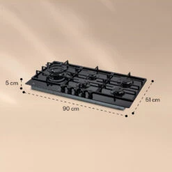 Ignito Chef Edition 5 Zonen Gaskochfeld 5-flammig Sabaf-Brenner Glaskeramik 15 Ignito Chef Edition 5 Zonen Gaskochfeld 5-flammig Sabaf-Brenner Glaskeramik -Einrichtungsgeschäft 10040146 yy 0007 dimensions