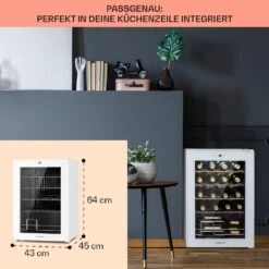 Shiraz 20 Uno Weinkühlschrank 53l 20Fl Touch-Bedienfeld 5-18°C -Einrichtungsgeschäft 10040216 de 0006 usp