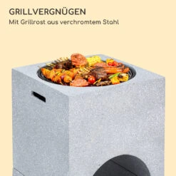Blumfeldt Monolith Feuerschale Mit Grill MGO & Stahlschale Inkl. Funkenschutz -Einrichtungsgeschäft 10040238 de 0003 logo