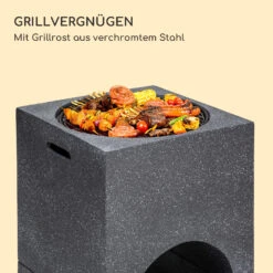 Blumfeldt Monolith Feuerschale Mit Grill MGO & Stahlschale Inkl. Funkenschutz -Einrichtungsgeschäft 10040240 de 0003 logo