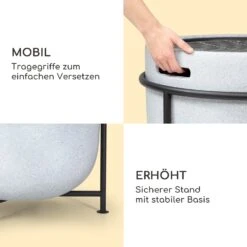 Blumfeldt Grail Feuerschale Mit Grill MGO & Stahlschale Inkl. Funkenschutz -Einrichtungsgeschäft 10040243 de 0005 logo