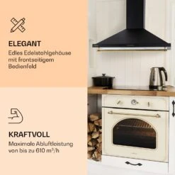 Montblanc 90 Dunstabzugshaube 610m³/h 165W 2x1,5W LED Reling -Einrichtungsgeschäft 10040266 de 0004 logo