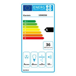 Montblanc 90 Dunstabzugshaube 610m³/h 165W 2x1,5W LED Reling -Einrichtungsgeschäft 10040266 energy label