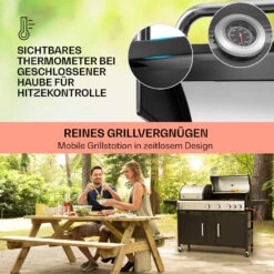 Kingsville 4.1 Kombigrill Gas + Kohle 13,7 KW 4+1 Brenner 13 Kingsville 4.1 Kombigrill Gas + Kohle 13,7 KW 4+1 Brenner -Einrichtungsgeschäft 10040271 de 0004 usp