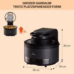 Vendure Heißluftfritteuse Mit Dampffunktion 1250W 5 Liter 6 Programme 15 Vendure Heißluftfritteuse Mit Dampffunktion 1250W 5 Liter 6 Programme -Einrichtungsgeschäft 10040278 de 0007 usp
