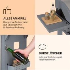 Lucifer 3 Gasgrill 3 X 3,6 KW Brenner 60x45cm Grill Edelstahl Mobil -Einrichtungsgeschäft 10040280 de 0005 logo