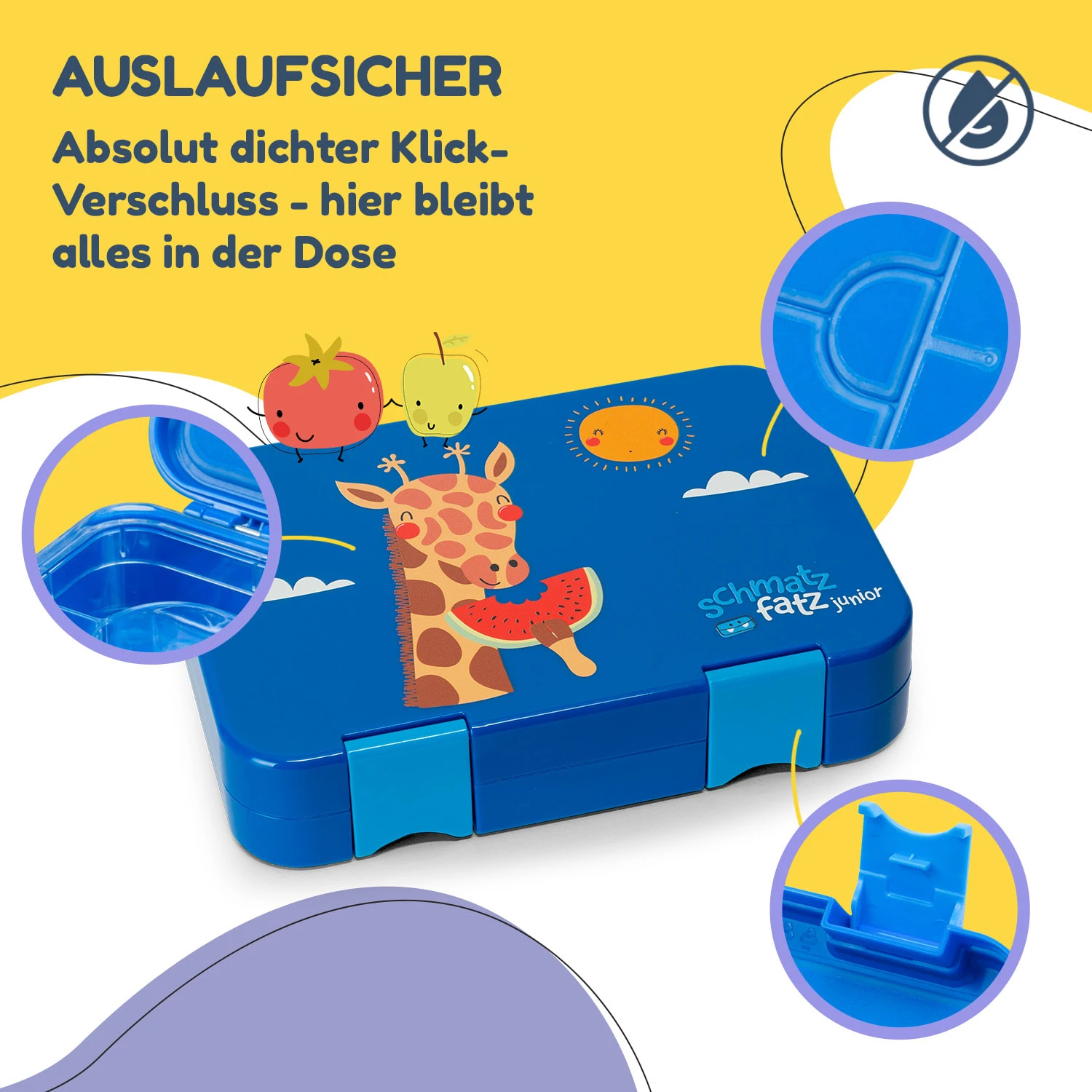 Junior Lunchbox 6 Fächer 21,3 X 15 X 4,5 Cm (BxHxT) BPA-frei 5 Junior Lunchbox 6 Fächer 21,3 X 15 X 4,5 Cm (BxHxT) BPA-frei – Bild 3