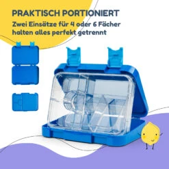 Junior Lunchbox 6 Fächer 21,3 X 15 X 4,5 Cm (BxHxT) BPA-frei 14 Junior Lunchbox 6 Fächer 21,3 X 15 X 4,5 Cm (BxHxT) BPA-frei -Einrichtungsgeschäft 10040336 de 0004 usp