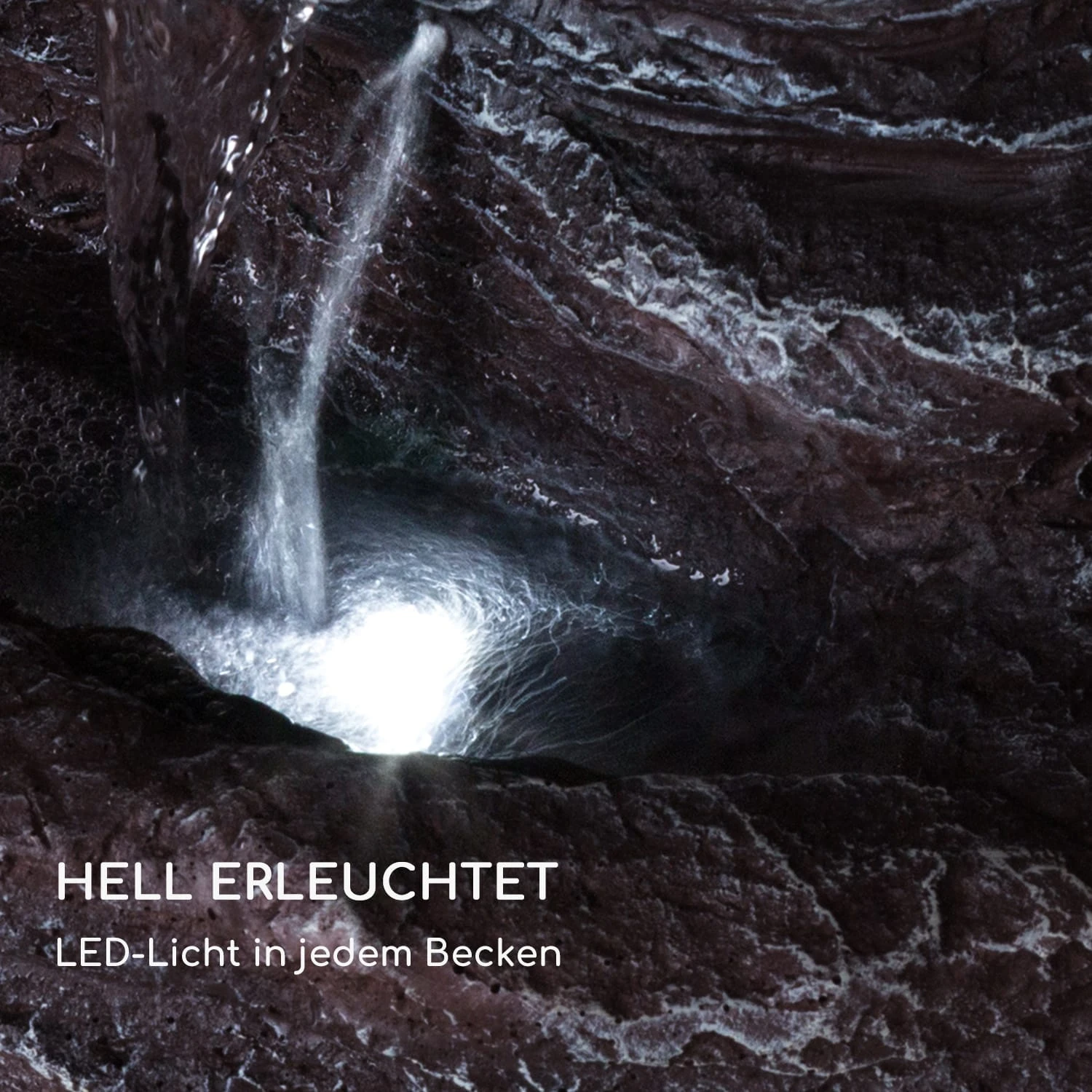 Stonehenge XL Solarbrunnen LED-Beleuchtung Polyresin Li-Ionen-Akku 6 Stonehenge XL Solarbrunnen LED-Beleuchtung Polyresin Li-Ionen-Akku – Bild 4