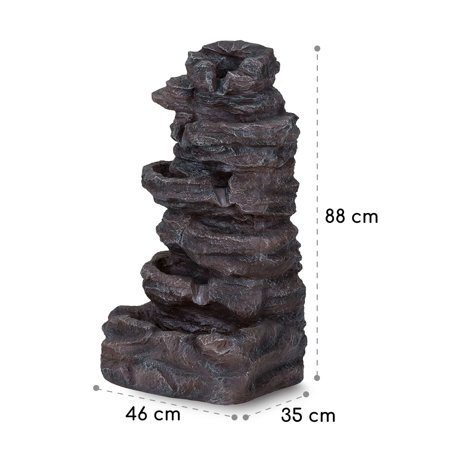 Stonehenge XL Solarbrunnen LED-Beleuchtung Polyresin Li-Ionen-Akku 10 Stonehenge XL Solarbrunnen LED-Beleuchtung Polyresin Li-Ionen-Akku – Bild 8