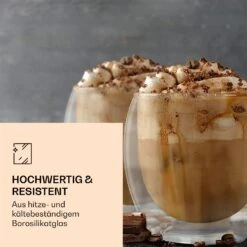 DUOS Jumbo Doppelwandiges Glas 410 Ml Thermofunktion Edelstahl-Löffel -Einrichtungsgeschäft 10040375 de 0003 logo