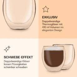 DUOS Jumbo Doppelwandiges Glas 410 Ml Thermofunktion Edelstahl-Löffel -Einrichtungsgeschäft 10040375 de 0006 logo