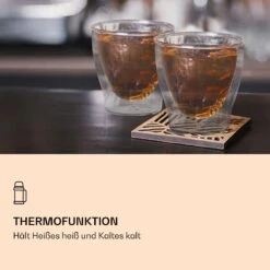 DUOS Doppelwandiges Thermoglas 200 Ml Borosilikatglas Handgemacht -Einrichtungsgeschäft 10040379 de 0004 logo