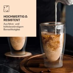 DUOS Doppelwandiges Glas 80, 200, 310, 400 Ml Thermofunktion Inkl. Edelstahl-Löffel -Einrichtungsgeschäft 10040399 de 0004 logo