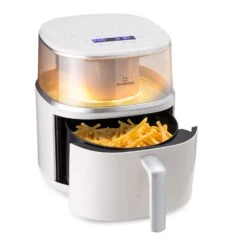 Air Bloom Heißluftfritteuse Dampffunktion 1500W 7,5 Liter 16 Programme