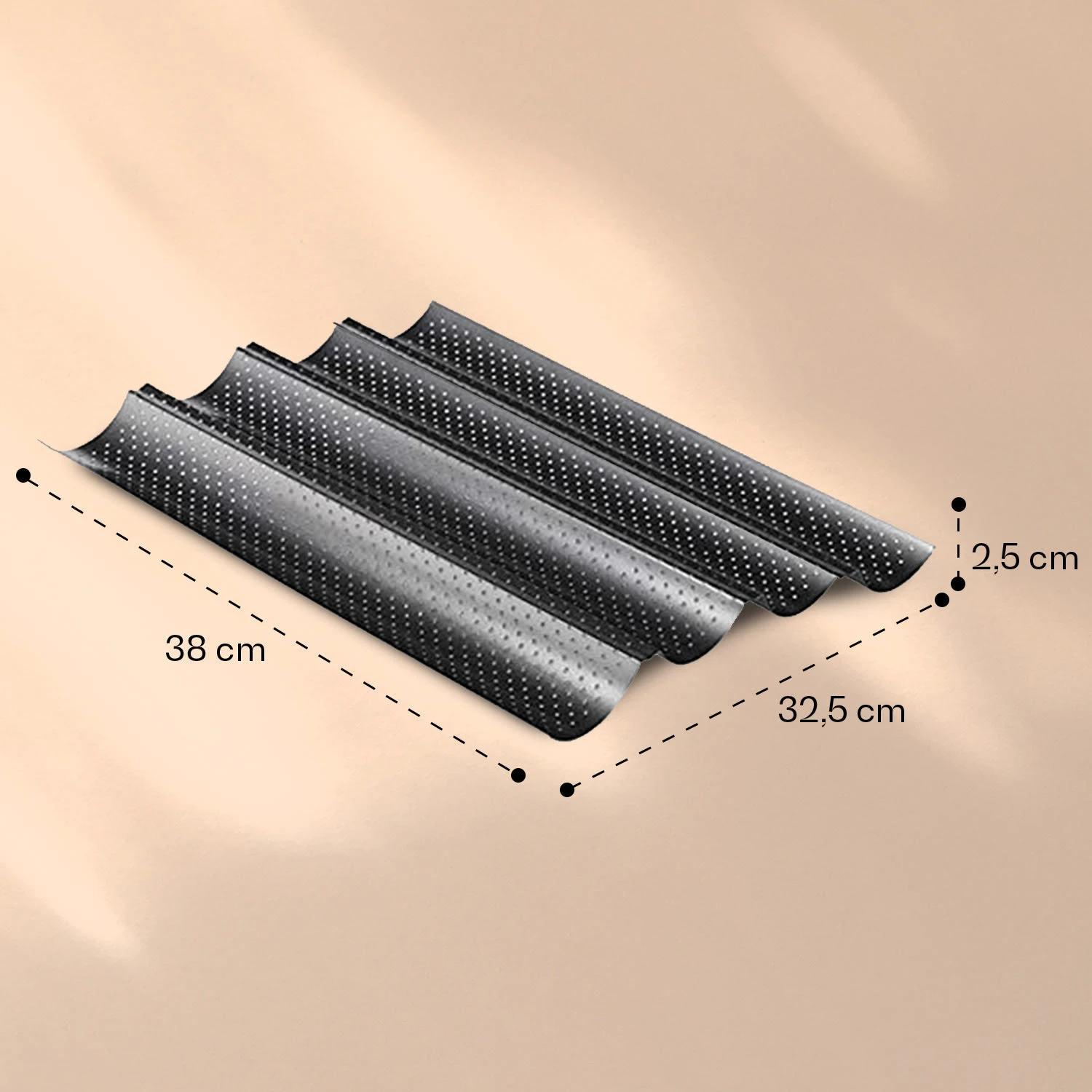 Feelino Baguettblech 4 Mulden 8 Feelino Baguettblech 4 Mulden – Bild 6