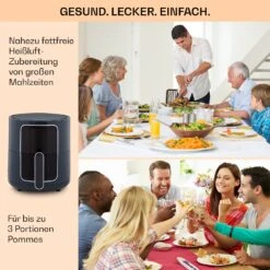 Crisp-Pro Heißluftfritteuse Air Fryer 1400W 3,5 Ltr 8 Programme Timer -Einrichtungsgeschäft 10040701 de 0005 logo