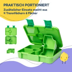 Schmatzfatz By Lite Lunchbox 6 Fächer 20,8x4,5x15 Cm BPA-frei Tritan -Einrichtungsgeschäft 10040715 de 0004 logo