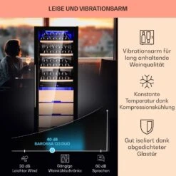 Barossa 123 Duo Weinkühlschrank 123 Fl 226 Ltr 2 Zonen Touch-Steuerung 13 Barossa 123 Duo Weinkühlschrank 123 Fl 226 Ltr 2 Zonen Touch-Steuerung -Einrichtungsgeschäft 10040721 de 0004 usp