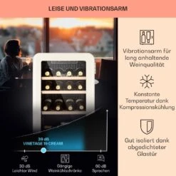 Vinetage 19 Uno Getränkekühler Kühlschrank 70 Ltr 4-22°C Retro-Design -Einrichtungsgeschäft 10040741 de 0004 logo