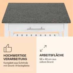 Tennessee Servierwagen Küchenwagen 4 Etagen Holz Granit Mobil -Einrichtungsgeschäft 10041120 de 0003 logo