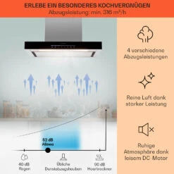 Alinea 60 Dunstabzugshaube 60cm Wandhaube WiFi A++ 500m³/h Touch -Einrichtungsgeschäft 10041171 de 0003 usp