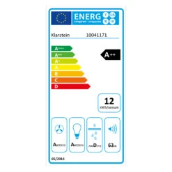 Alinea 60 Dunstabzugshaube 60cm Wandhaube WiFi A++ 500m³/h Touch -Einrichtungsgeschäft 10041171 energy label