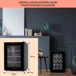 Barolo 12 Uno Weinkühlschrank 37 Ltr 12 Flaschen 11-18°C SingleZone -Einrichtungsgeschäft 10041205 de 0006 usp